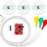 AD8232 ECG Sensor Module + 3-Lead Cable