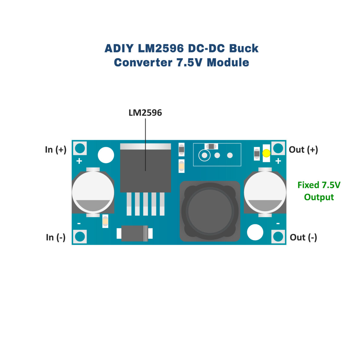 LM2596 DC-DC Buck Converter Module - Image 3